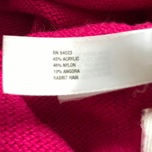 COPY - Magenta Gap Luxe Sweater w/ Shoulder Button Detail - Picture 3 of 4